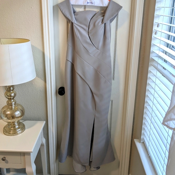 Daymor Couture Gray Mother of the Bride/Groom Dress - Picture 10 of 11